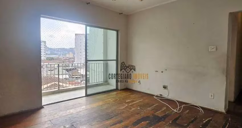 Apartamento com 2 dormitórios/elevador/garagem à venda, 85 m² por r$ 375.000 - campo grande - santos!