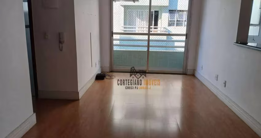 Ótimo apartamento com 2 dormitórios/elevador/lazer/garagem à venda, 65 m² por r$ 430.000 - vila mathias - santos/sp