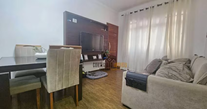Lindo apartamento com 2 dormitórios à venda, 64 m² por r$ 275.000 - campo grande - santos!