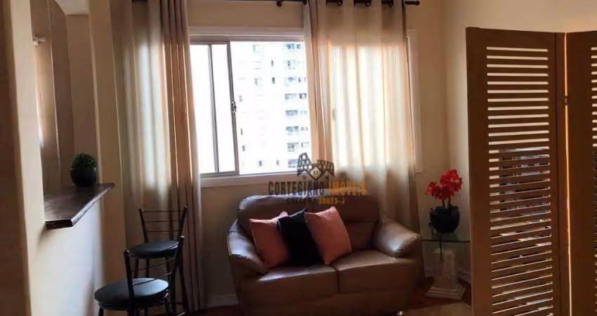 Kitnet para alugar, 35 m² por r$ 1.700,00/mês - centro - são vicente/sp