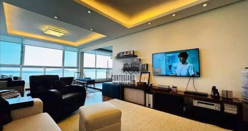 Apartamento à venda - frontal ao mar - alto padrão - boqueirão, santos!