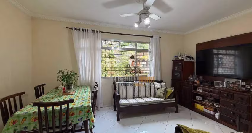 Apartamento com 1 dormitório à venda, 55 m² por r$ 250.000,00 - centro - são vicente/sp