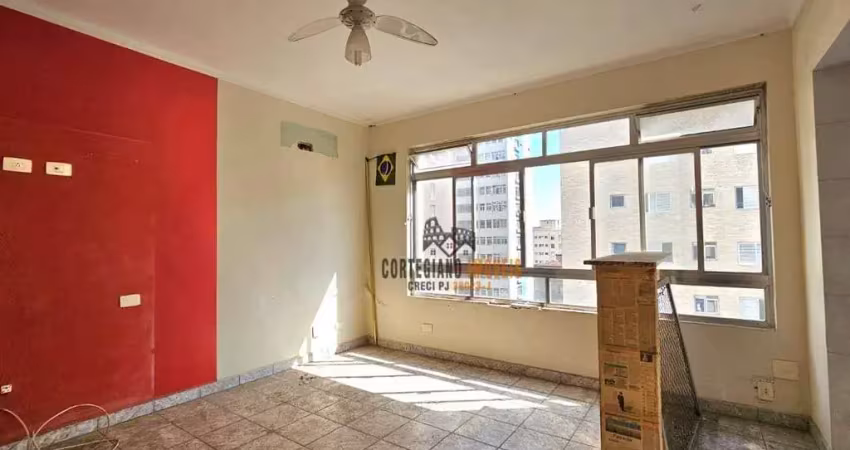 Apartamento 1 dormitório, 1 vaga - josé menino - santos/sp