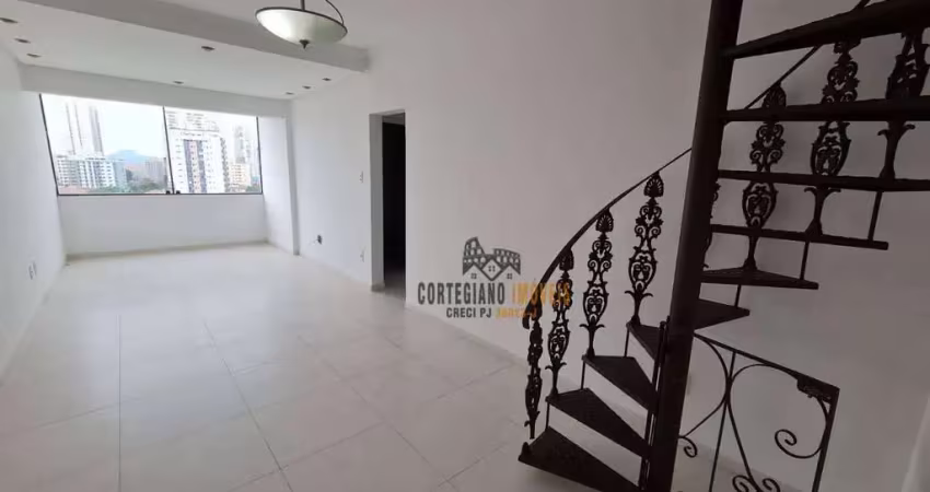 Cobertura 3 dormitórios, 1 vaga - ponta da praia - santos/sp