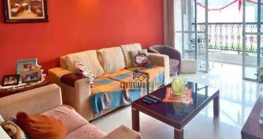 Apartamento 3 dormitórios, 1 suíte, 1 vaga demarcada - campo grande - santos/sp