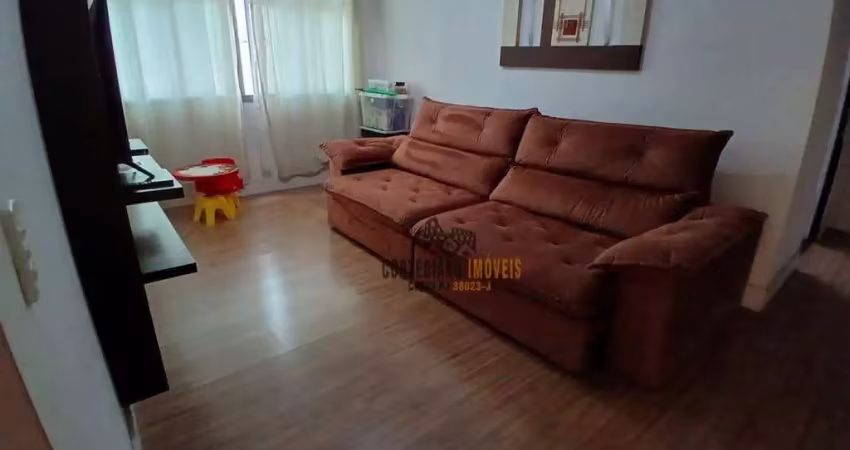 Lindo apartamento com 2 dormitórios à venda, 80 m² por r$ 425.000 - marapé - santos/sp