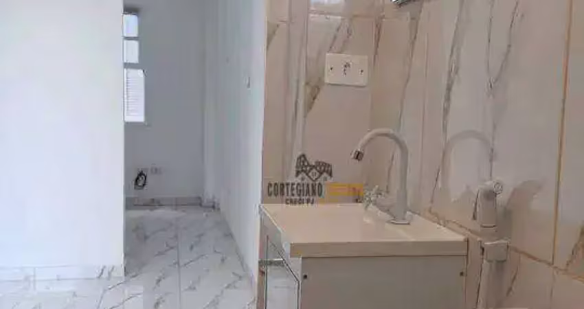 Kitnet com 1 dormitório à venda, 33 m² por r$ 275.000,00 - ponta da praia - santos/sp