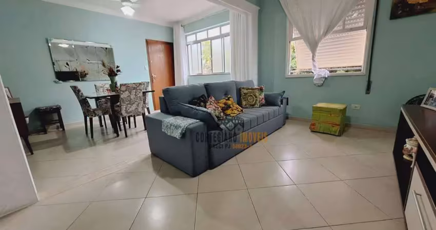 Amplo apartamento 2 dormitórios à venda, 71 m² por r$ 425.000 - aparecida - santos