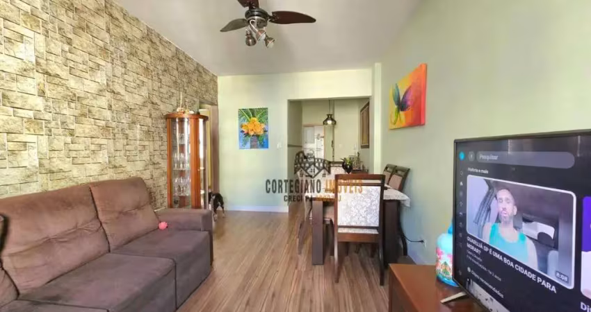 Apartamento 2 dormitórios,1 vaga, vista mar - ponta da praia - santos/sp
