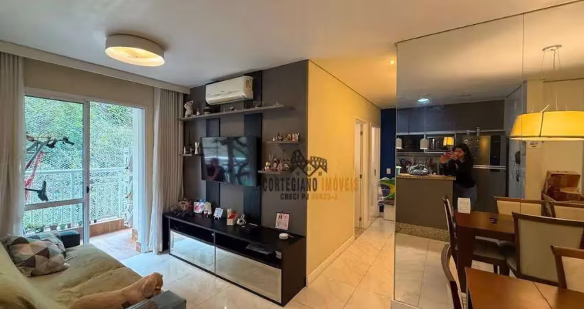 Apartamento com 2 dormitórios à venda, 63 m² por r$ 590.000,00 - marapé - santos/sp