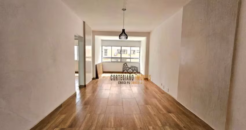 Praia - apartamento à venda com 2 dormitórios/2 banheiros/1 vaga garagem coletiva - embaré - santos!