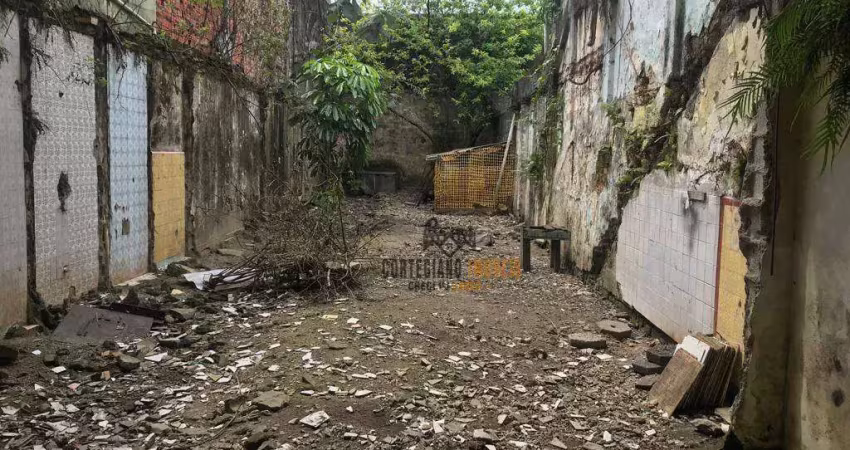 Terreno à venda, 262 m² por r$ 478.000,00 - paquetá - santos/sp