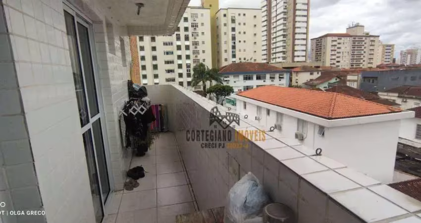 Apartamento com 2 dormitórios à venda, 60 m² por r$ 450.000,00 - campo grande - santos/sp