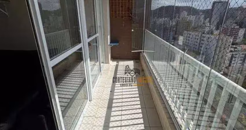 Apartamento com 2 dormitórios à venda, 68 m² por r$ 580.000,00 - encruzilhada - santos/sp