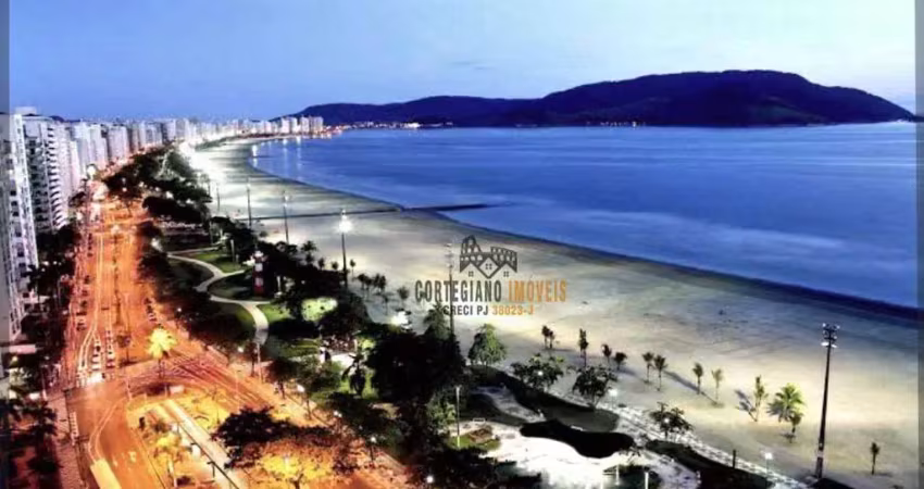 Apartamento com 1 dormitório/próximo à praia à venda, 55 m² por r$ 325.000 - josé menino - santos!