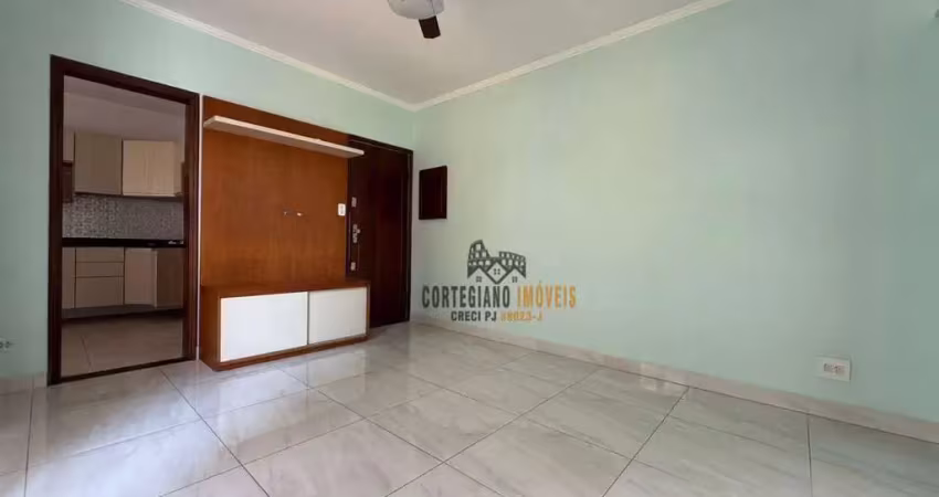 Apartamento com 2 dormitórios/2 banheiros/elevador/garagem demarcada à venda, 80 m² por r$ 395.000 - marapé - santos!