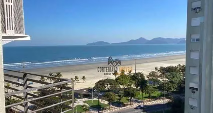 Apartamento com 1 dormitório/vista mar para alugar, 55 m² por r$ 3.300/mês - boqueirão - santos/sp