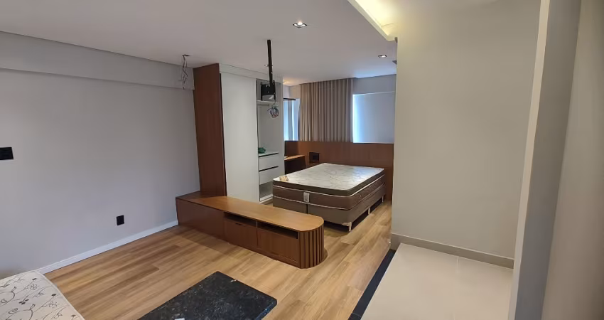 Studio mobiliado, moderno e aconchegante em localização privilegiada em Brotas!