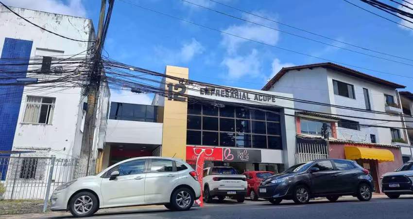 Sala comercial de 65 m2 para locação no empresarial acupe, acupe, salvador, ba