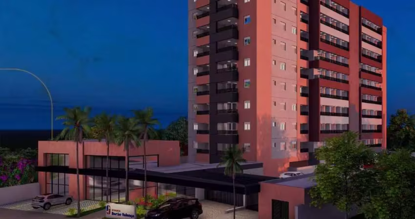 Apartamento no bairro vila tibério, 2 quartos, 1 vaga, barão de valença