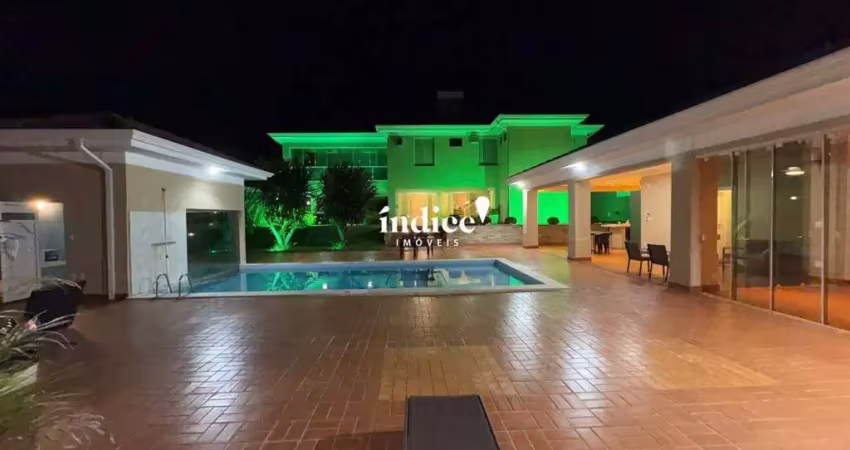 Sobrado em condomínio no jardim canadá, ribeirão preto – 576 m² - 4 suítes, 6 vagas, piscina e espaço gourmet - venda