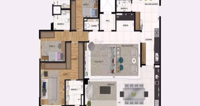 Apartamento para Venda em São Paulo, Jardim das Acácias