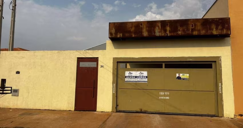 Casa para Locação em Guararapes, Italia, 2 dormitórios, 1 banheiro, 3 vagas
