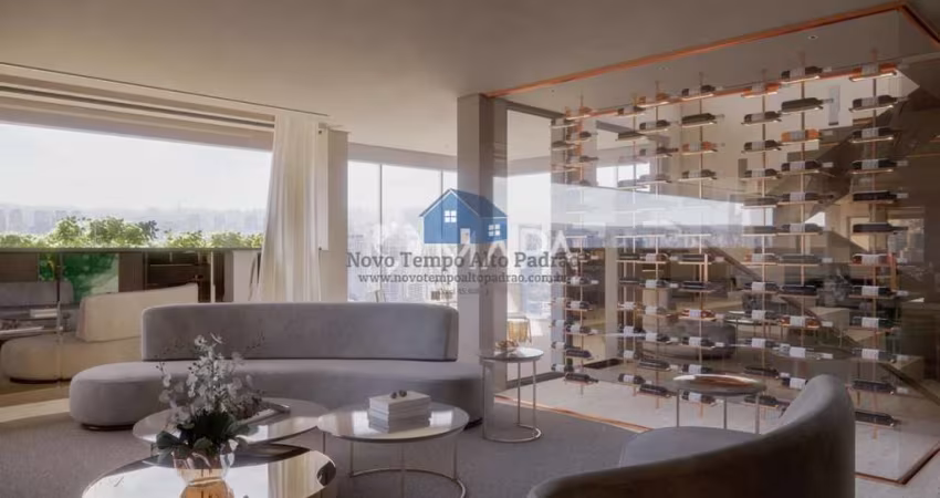 Penthouse duplex premium TOTALMENTE MOBILIADA no 47° andar, com 360 m²