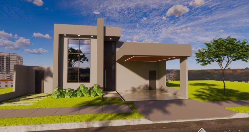 Casa para Venda em Araçatuba, Conjunto Habitacional Etheocle Turrini, 3 dormitórios, 3 suítes, 4 banheiros, 2 vagas