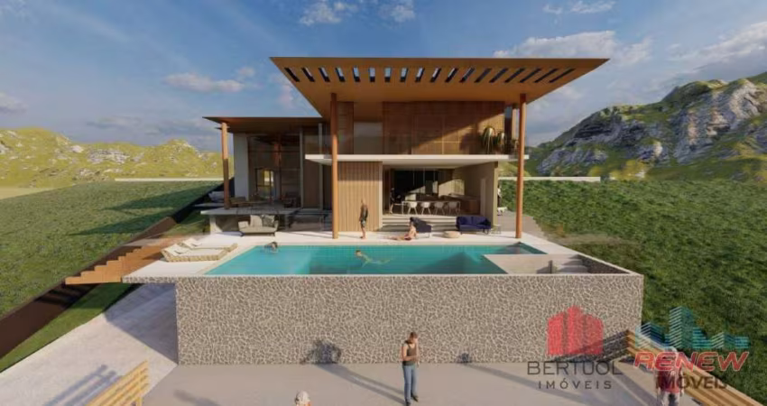 Casa à venda, 4 suítes e 4 vagas no Condomínio Fazenda Serra Azul - Itupeva/SP