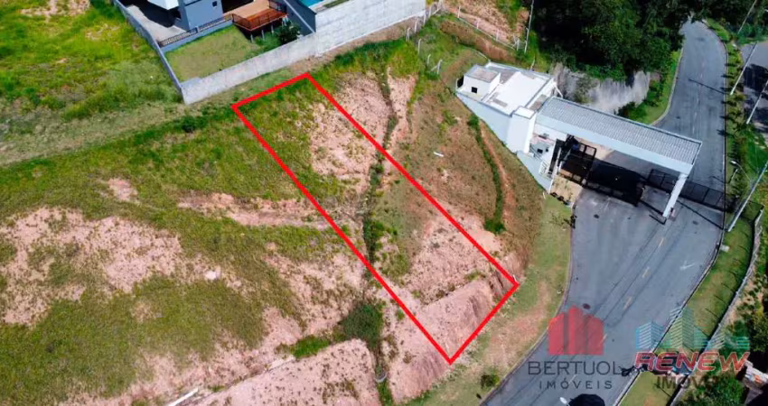 Terreno à venda no condomínio residencial reserva dos jatobás em louveira/sp