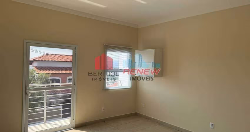 Sala Comercial para locação em Valinhos ,com área da sala e mais área de recepção ,copa banheiros de uso comum.