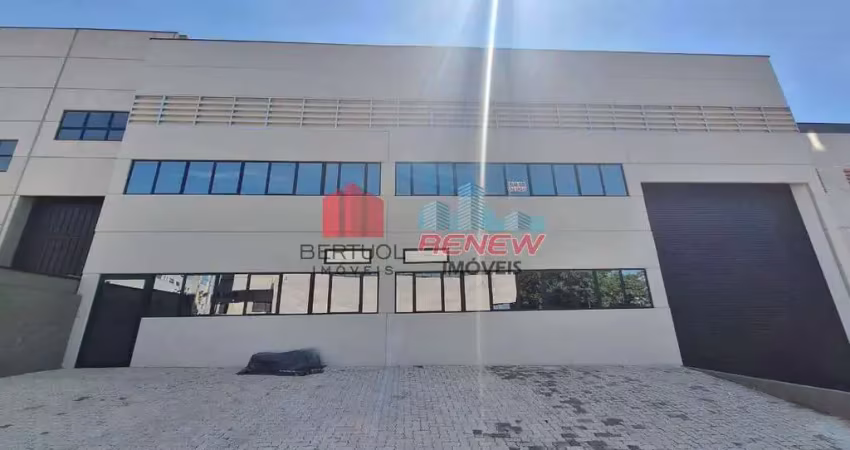 Galpão para locação em condomínio industrial em valinhos sp.