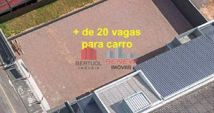 Salão comercial com estacionamento para locação em vinhedo - piso térreo