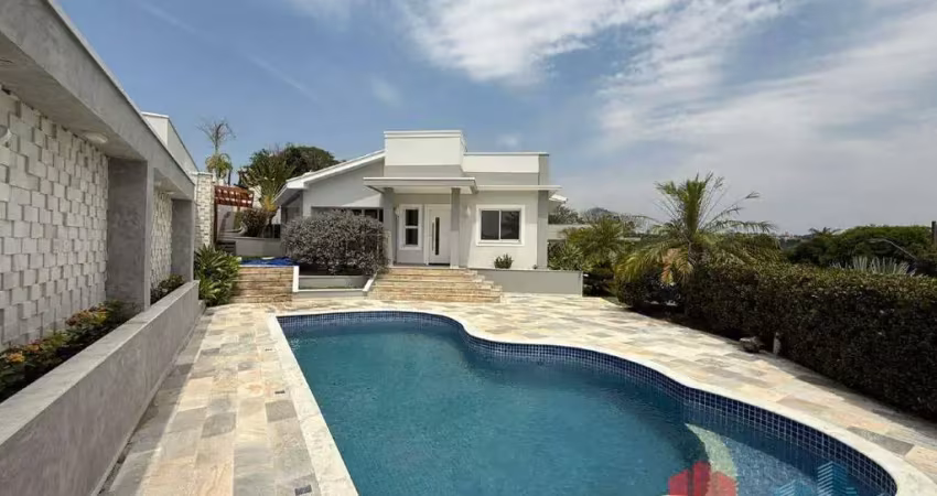 Casa térrea para alugar, 3 dormitórios sendo 1 suíte e 4 vagas. condomínio terras de vinhedo - vinhedo/sp