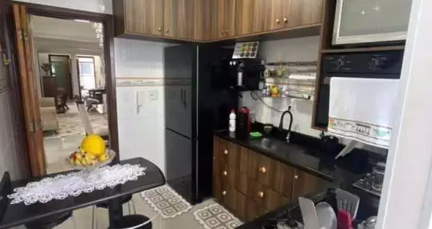 Cobertura para venda em praia grande, guilhermina, 3 dormitórios, 1 suíte, 2 banheiros, 2 vagas