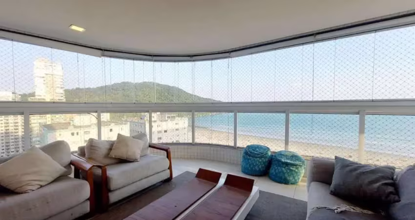 Apartamento alto padrão para venda em praia grande, canto do forte, 4 dormitórios, 3 suítes, 5 banheiros, 3 vagas