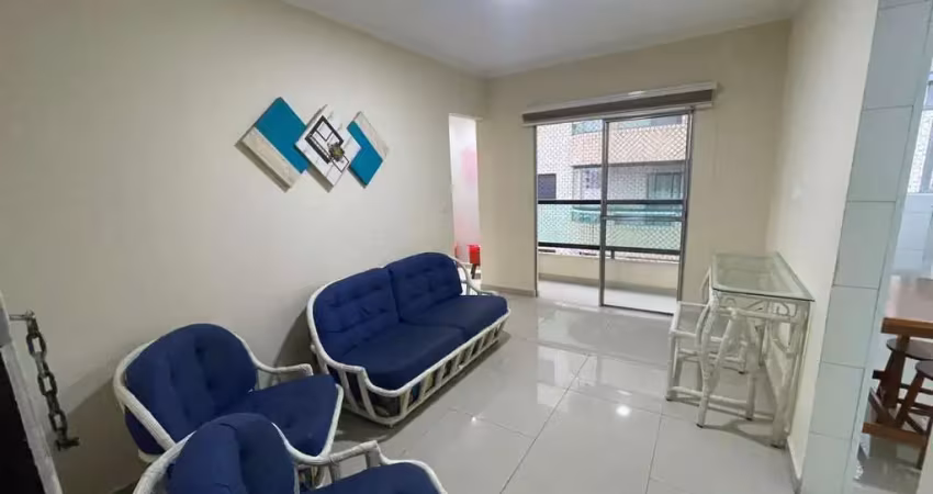 Apartamento para venda em praia grande, tupi, 1 dormitório, 1 banheiro, 1 vaga