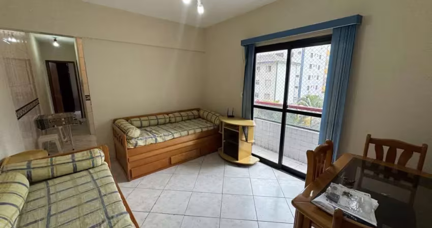 Apartamento para venda em praia grande, guilhermina, 1 dormitório, 1 banheiro, 1 vaga