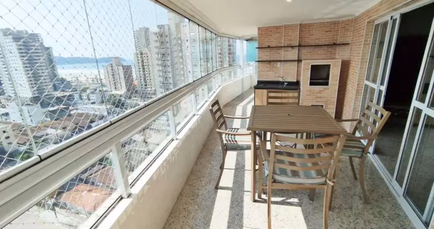 Apartamento para venda em praia grande, aviação, 4 dormitórios, 3 suítes, 4 banheiros, 2 vagas