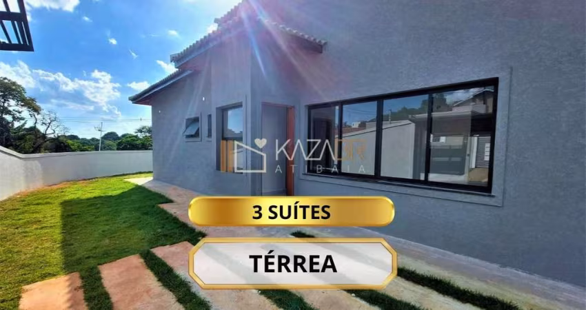 Casa à venda, 3 suítes, 95m2 – $790.000 – Jd. Pinheiros – Atibaia / SP