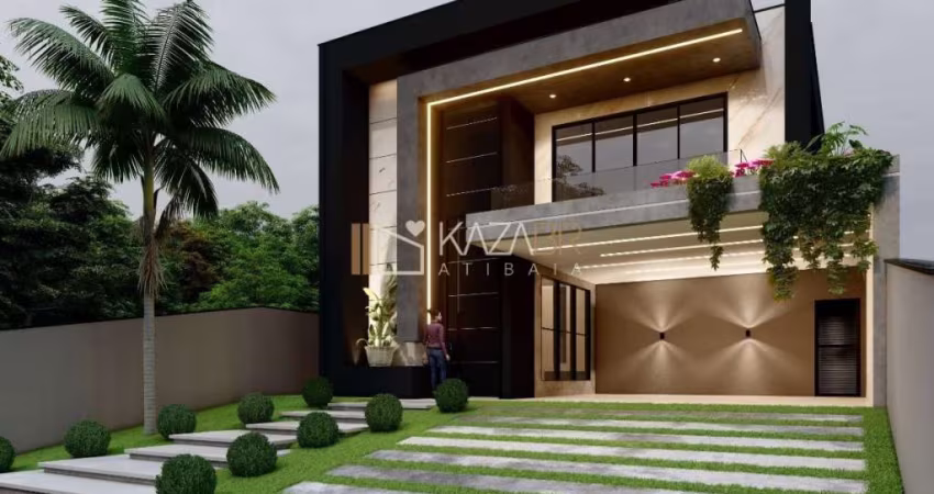 Casa à venda, 5 dormitórios – 3 suítes – Piscina – 307m2 – $2.790.000 - Condomínio Figueira Garden – Atibaia / SP
