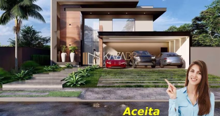 Casa à venda, 4 suítes, piscina, 299m2 – $2.890.000 – Figueira Garden – Atibaia / SP