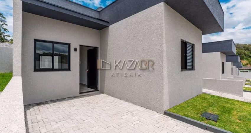 Casa térrea à venda em condomínio, 3 dormitórios (1 suíte), 71m² - $484.000 - Flores da Usina – Atibaia/SP