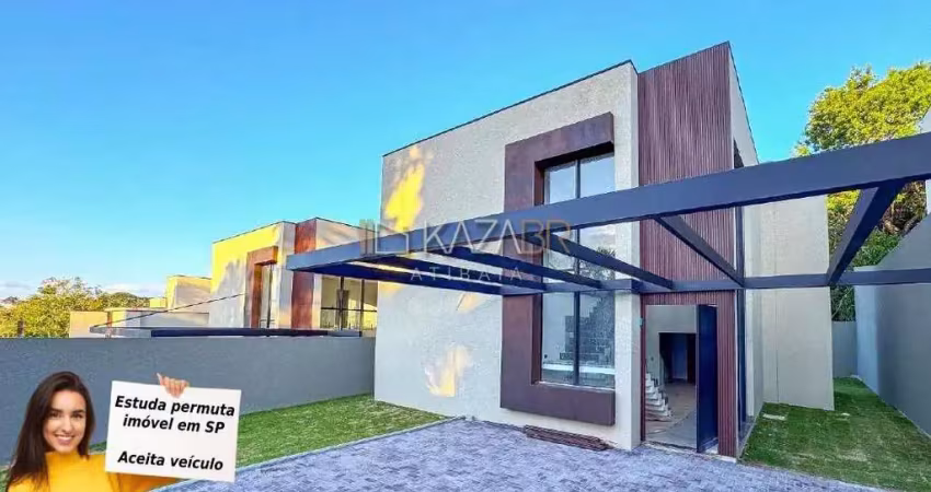 Casa à venda, condomínio fechado, 3 suítes, 221m² - $1.990.000 – vila santista – atibaia/sp