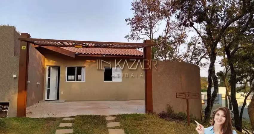Casa térrea à venda, 2 dormitórios, quintal, 56m² - $410.000 – campos de atibaia – atibaia/sp