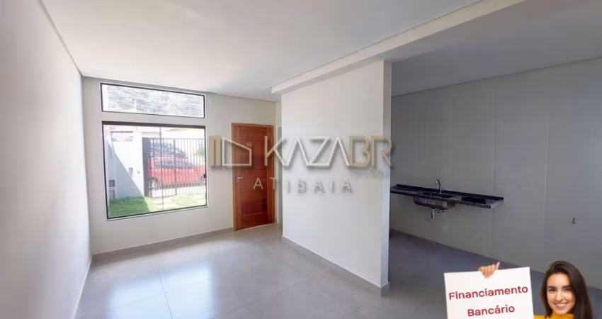 Casa à venda, 3 dormitórios (1 suíte), amplo quintal, 110m²- $515.000 – Jd. São Felipe – Atibaia/SP