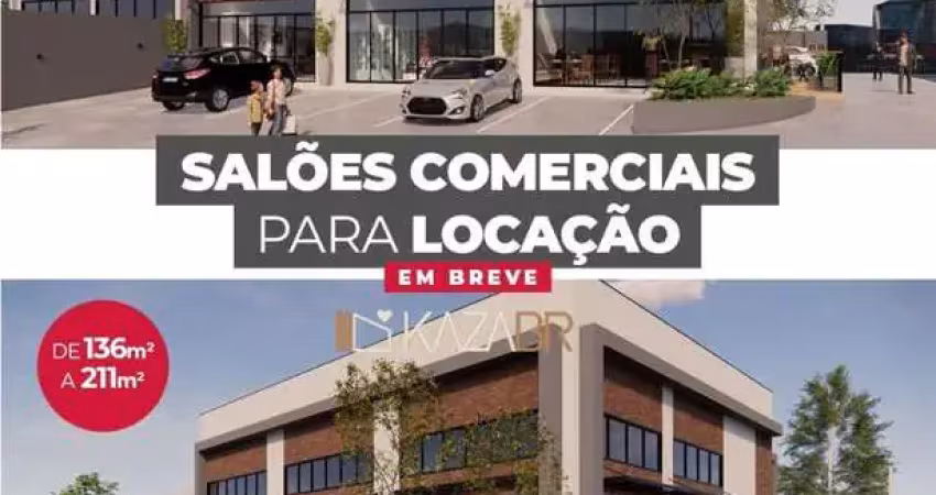 Salão para alugar, 211 m² a partir de r$ 8.000/mês - jardim paulista - atibaia/sp