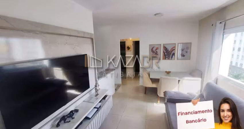 Apartamento à venda, 2 dormitórios, salão de festa com churrasqueira. 75m² - $450.000 – alvinópolis – atibaia/sp