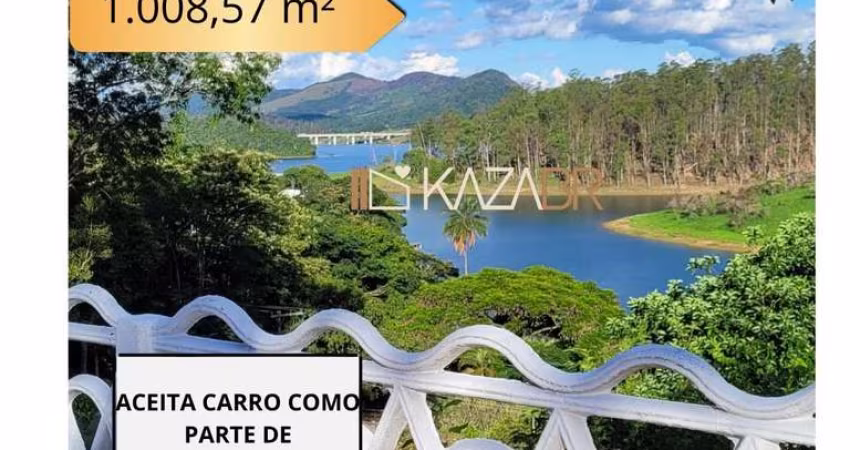 Chácara na beira da represa com 3 dormitórios à venda, 1008 m² por R$ 1.200.000 - Nazare Paulista - /SP